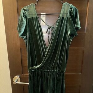 Velvet romper NWT